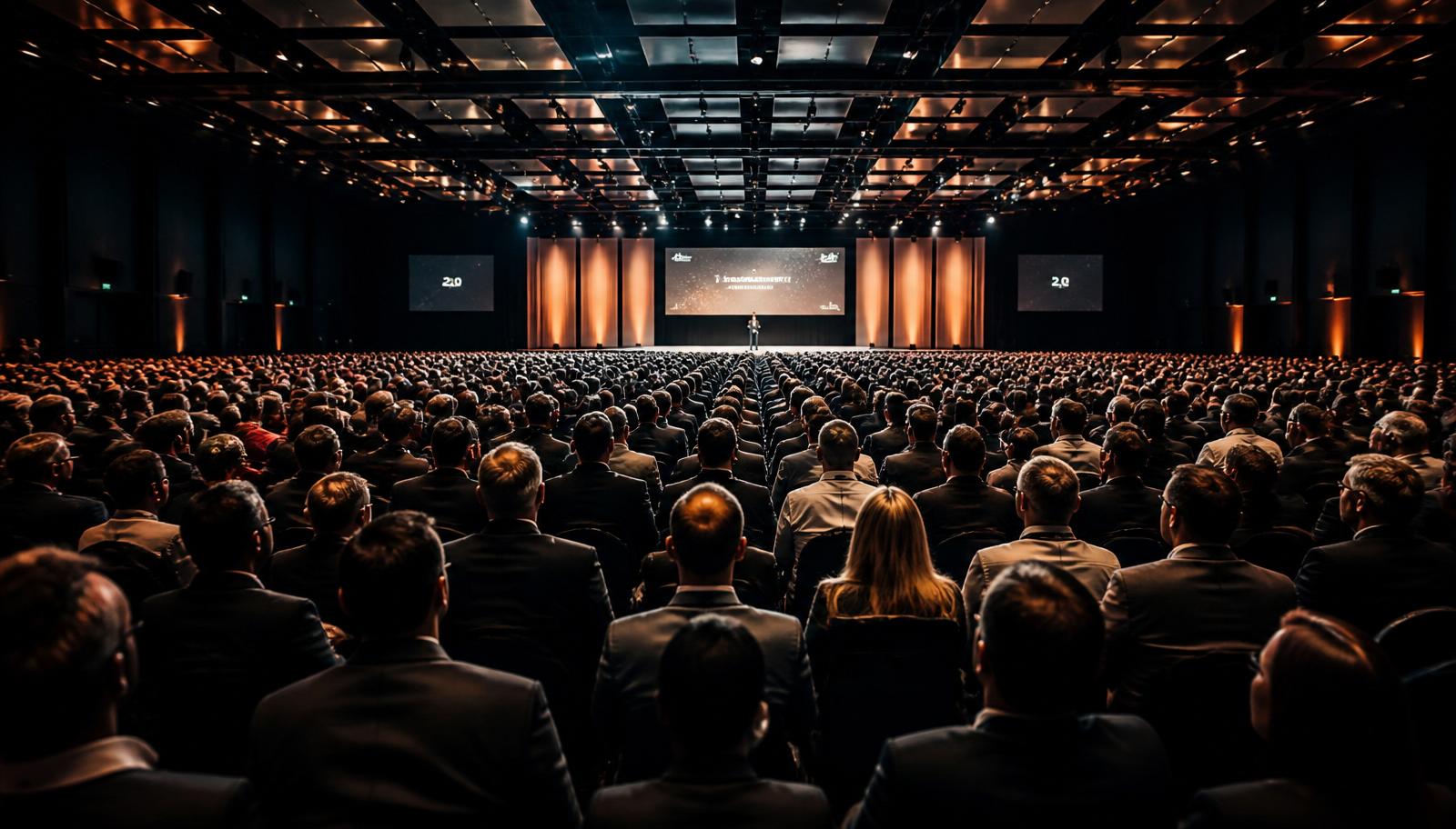Panorama da sala em edição anterior do FIB Global Conference